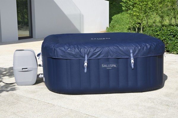 SaluSpa® ''Hawaii Smart AirJet™'' Spa gonflable avec contrôle via l'application, 4 à 6 personnes