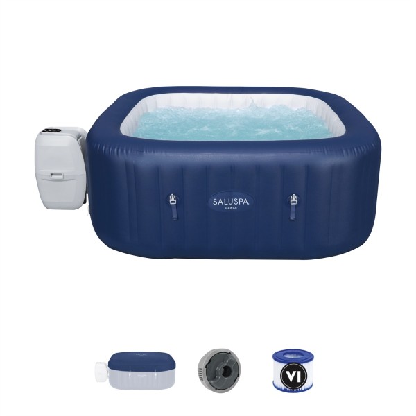 SaluSpa® ''Hawaii Smart AirJet™'' Spa gonflable avec contrôle via l'application, 4 à 6 personnes