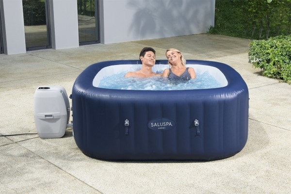 SaluSpa® ''Hawaii Smart AirJet™'' Spa gonflable avec contrôle via l'application, 4 à 6 personnes