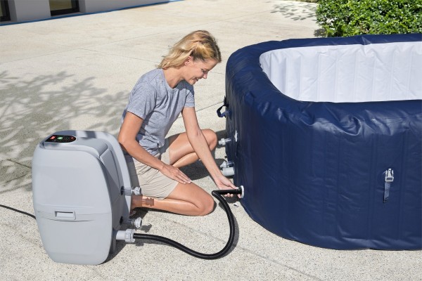 SaluSpa® ''Hawaii Smart AirJet™'' Spa gonflable avec contrôle via l'application, 4 à 6 personnes