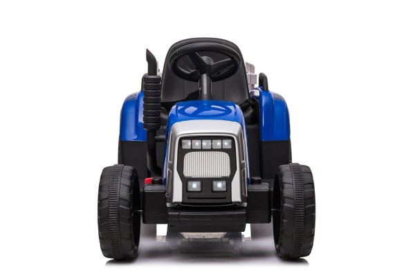 Camion agricole électrique pour enfant, 12V 4.5AH*1 + 2 moteurs, bleu, télécommandé 2.4G