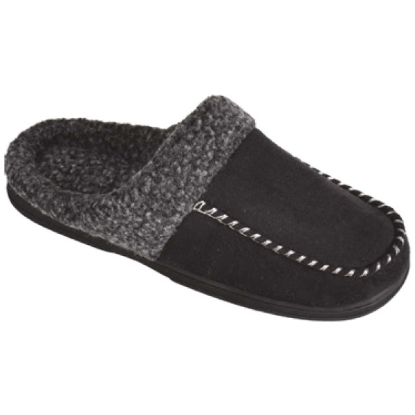 Men's Suede Slipper With Sherpa & Epe