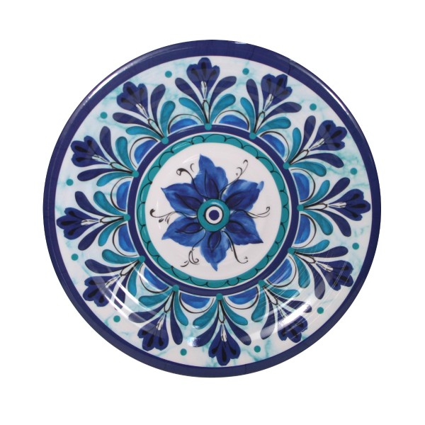 Assiette à dîner 10.5In Sierra Mélamine Avec Motif