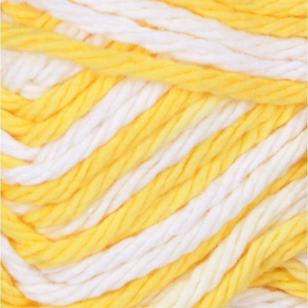 Bernat Artisanat Fil De Coton Ombre À Tourbillon Citron