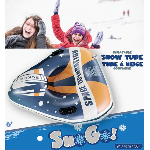 Snow Tube 36in Flake Space Explorer