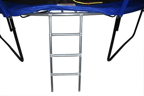 Trampoline de 12 pieds avec filet de sécurité et échelle. Taille : 366 cm de diamètre, 89 cm de hauteur.