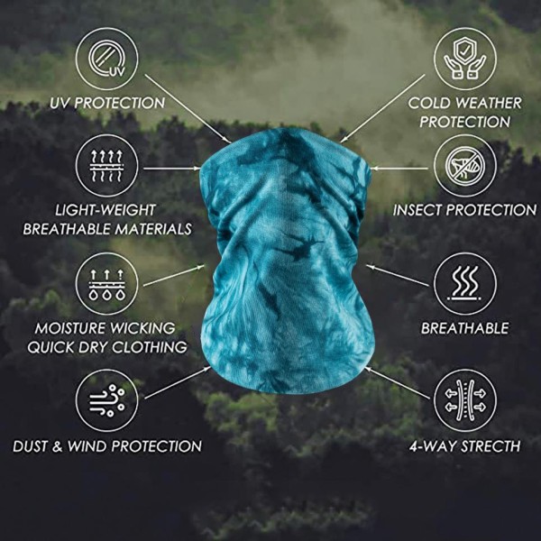 Masque bandana - Teinté turquoise (Disponible en ligne seulement)