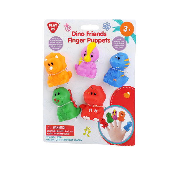 Dino Friends Puppets - 5pcs