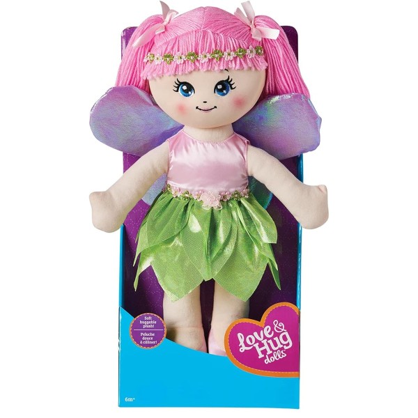 Poupée papillon de 18 pouces LOVE & HUG Pixie Doll
