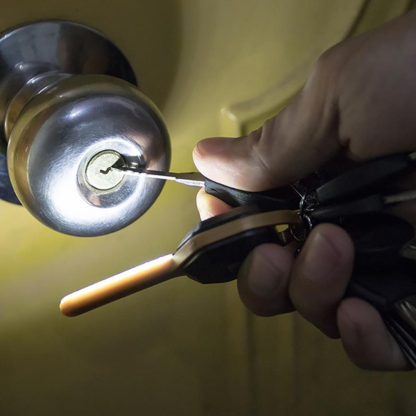 Key cob light, porte clé en forme de clé 200 LUMENS 80/CTN