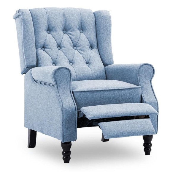 Althorp - Linen Push Back Reclining Chair