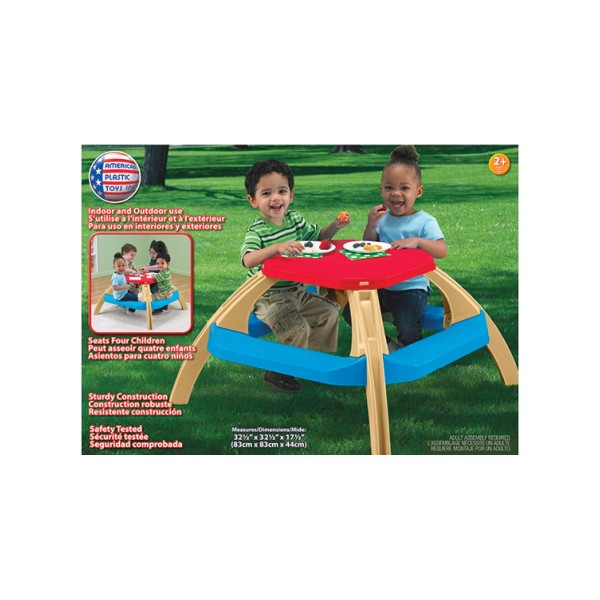 Table de pique-nique pour enfant