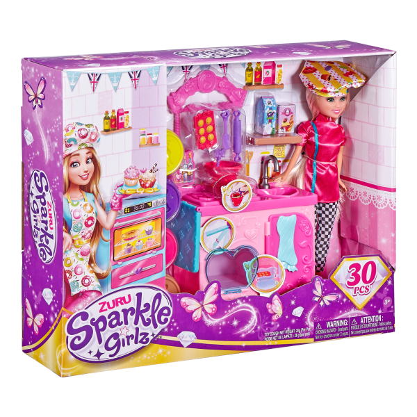 Sparkle Girlz Playset Dolls - Bake Off