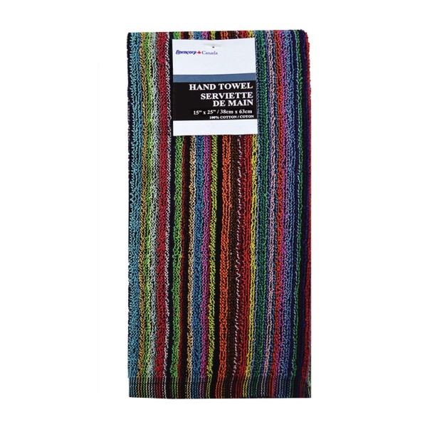 Cotton Hand Towel - Stripes - Magasins Hart | Hart Stores