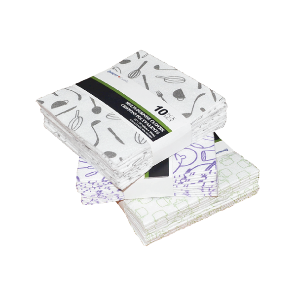 Dish Cloth 10pk Multi Purpose Viscose