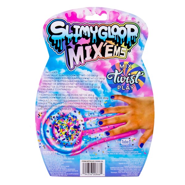 Cotton Candy Galaxy Slimygloop Mix'em Twist