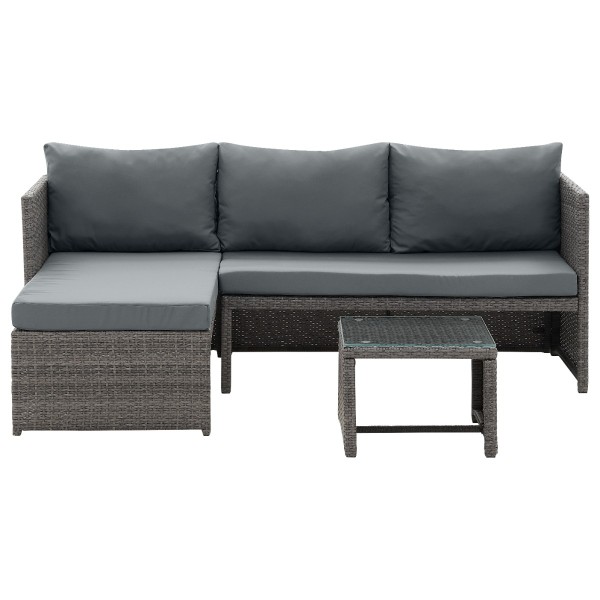 Sol Del Mare - 3pcs Outdoor Sofa Set