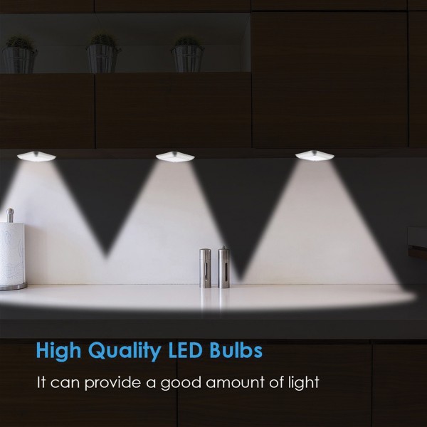 WATTSON | Ensemble de 2 lampes carrées à détecteur de mouvement infrarouge
