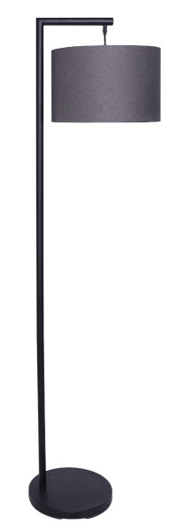 Floor Lamp Black W/black Shade 26x38x160