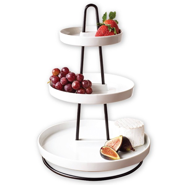 3-Tier Porcelain Serving Stand - Magasins Hart | Hart Stores