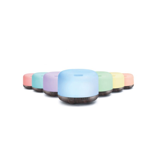 Diffuser Led White & Dark Wood Base 500ml