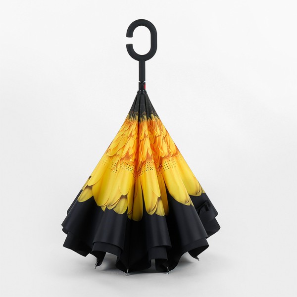 Parapluie inversé antidérapant 8k Type C à main libre