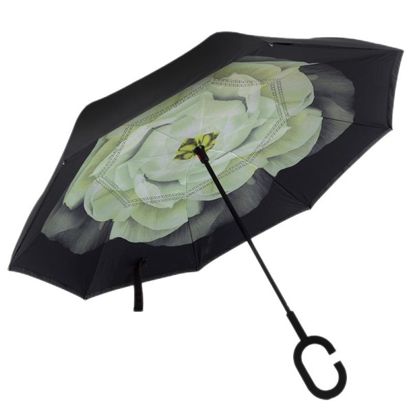 Parapluie inversé antidérapant 8k Type C à main libre