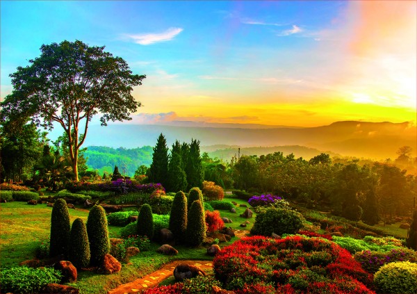 Puzzle 1000pcs Beau Jardin