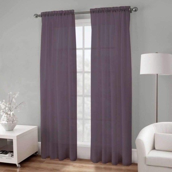 Basic Elegance Rod Pocket Voile Panel 54x84