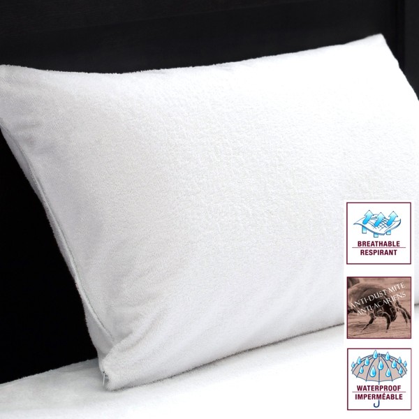 Studio 707 - Terry Waterproof Pillow Protectors - Magasins Hart | Hart Stores