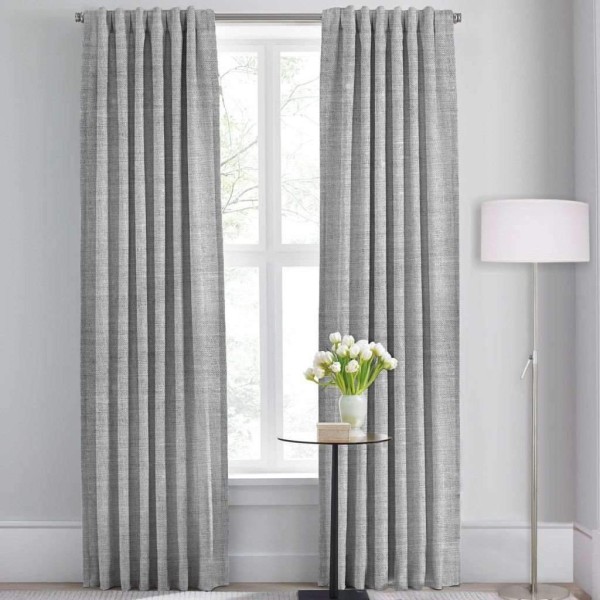 Lauren Taylor - Lino Faux Linen Back Tab Panel 52x84
