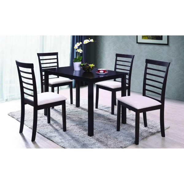 5 pieces Dining Set with Solid Wood Chairs - Magasins Hart | Hart Stores