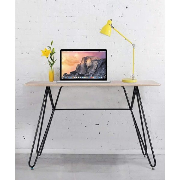 Computer Table with Metal Legs 120X60X76CM LT WOOD - Magasins Hart | Hart Stores