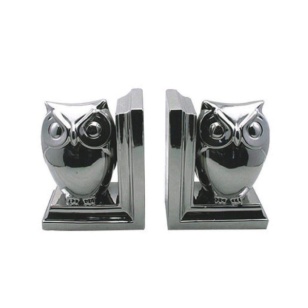 Book Ends Set 2pcs Silver - Magasins Hart | Hart Stores