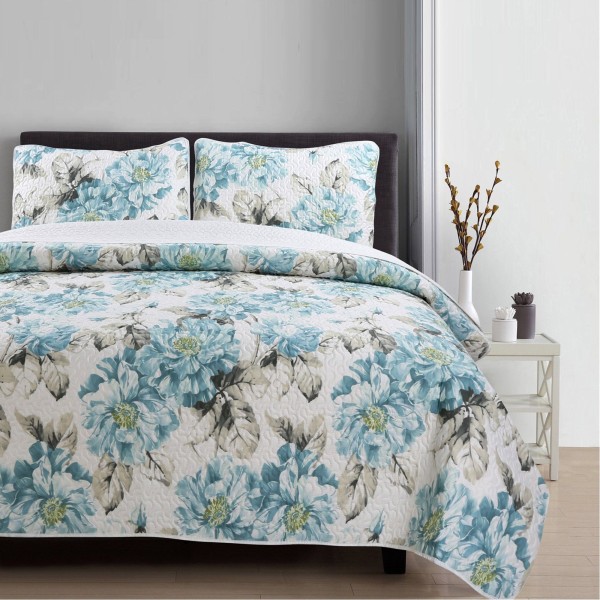 Clarissa - Ensemble de courtepointe florale