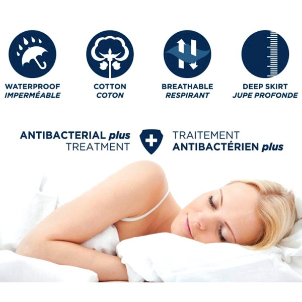 Lauren Taylor - Antibacterial Waterproof Mattress Protector