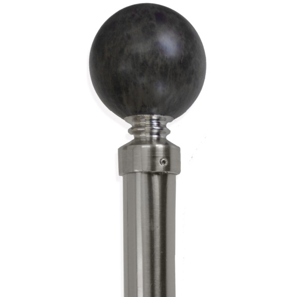 CARRERA MARBLE POLE SET - ROUND BLACK - Magasins Hart | Hart Stores