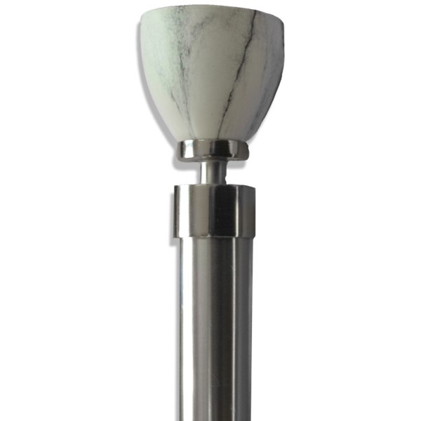 CARRERA MARBLE POLE SET - FLAT TOP WHITE - Magasins Hart | Hart Stores