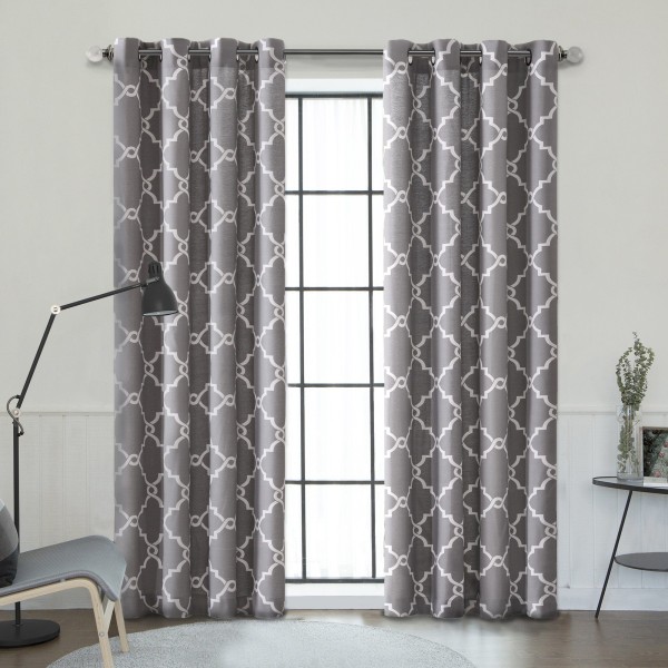 Tango Energy Efficient printed blackout grommet top panel 54x96 - Magasins Hart | Hart Stores