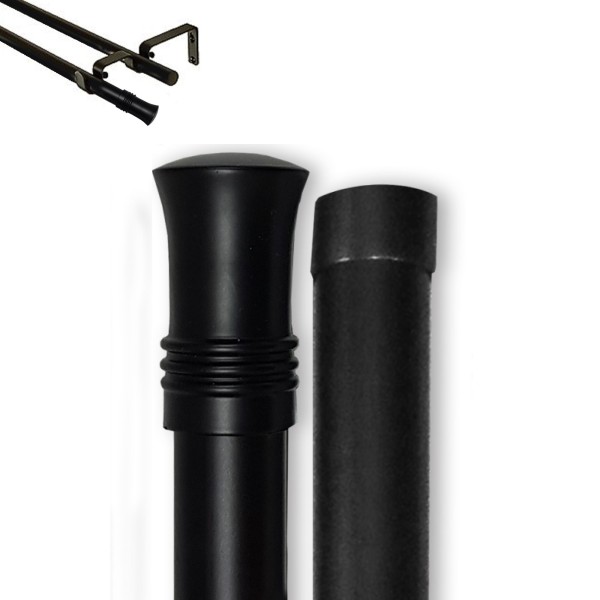 STANNIS DOUBLE POLE SET - BLACK