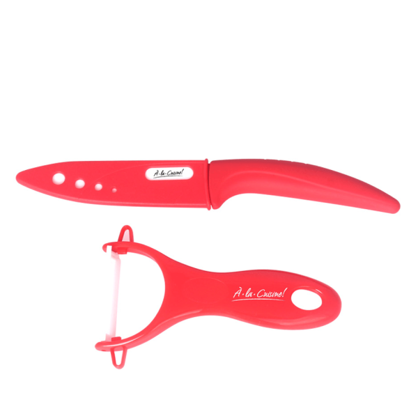 Set of 2 Ceramic Knove and Peeler - Magasins Hart | Hart Stores