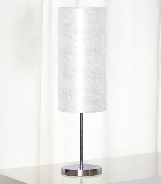 Lamp with Metal Base & Canvas Cover