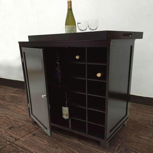 Sandra Venditti - 12 Compartment Wine Cabinet - Magasins Hart | Hart Stores