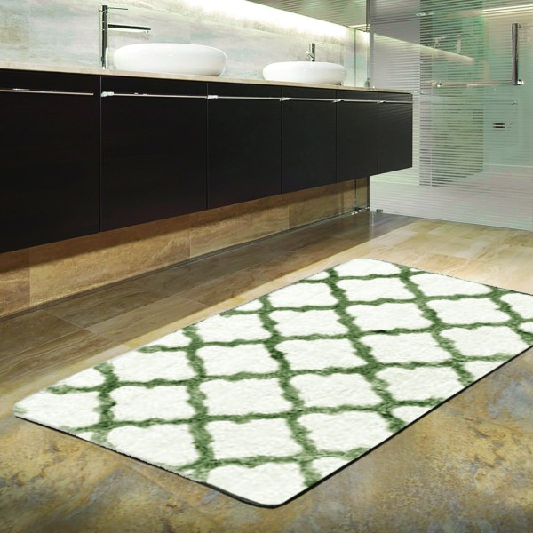 Midnight Blue Damien Assorted Bath Mat 20x30”