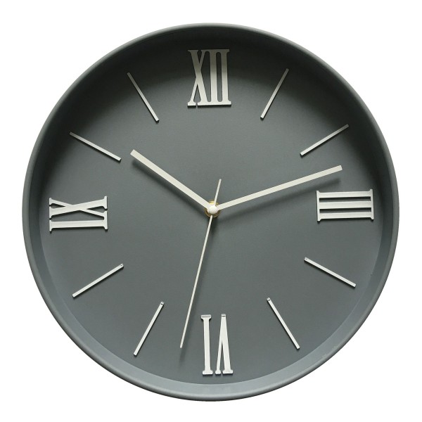 Wall Clock - Light Grey - 12'' - Magasins Hart | Hart Stores