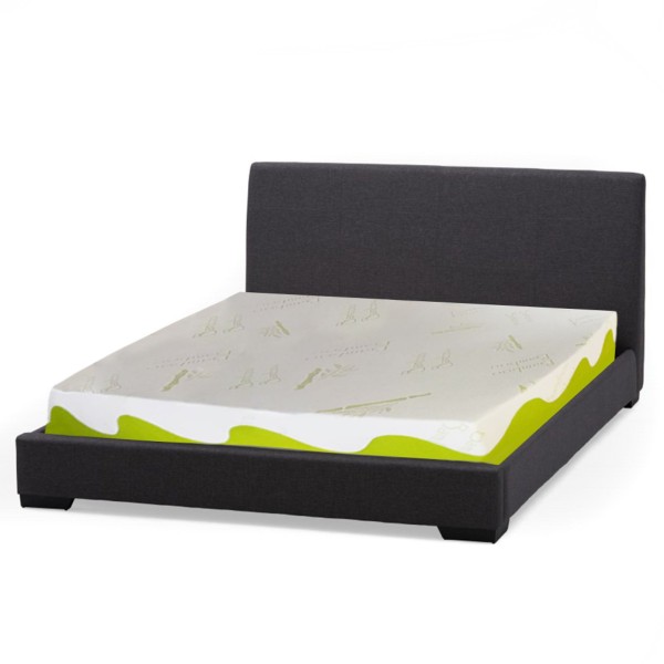 Matelas en mousse mémoire essence de bambou