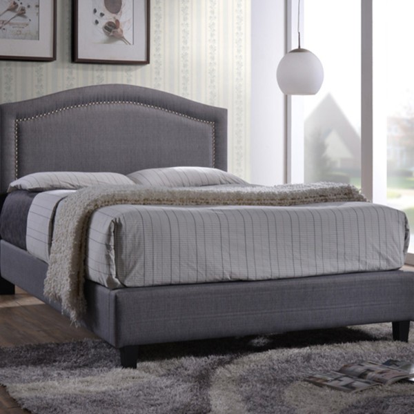 INFINITY GREY LINEN BED - Magasins Hart | Hart Stores