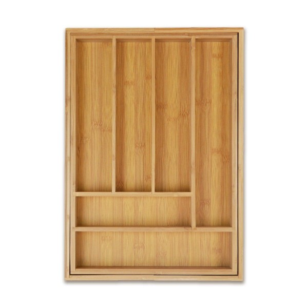 Organisateur de tiroir extensible en bambou