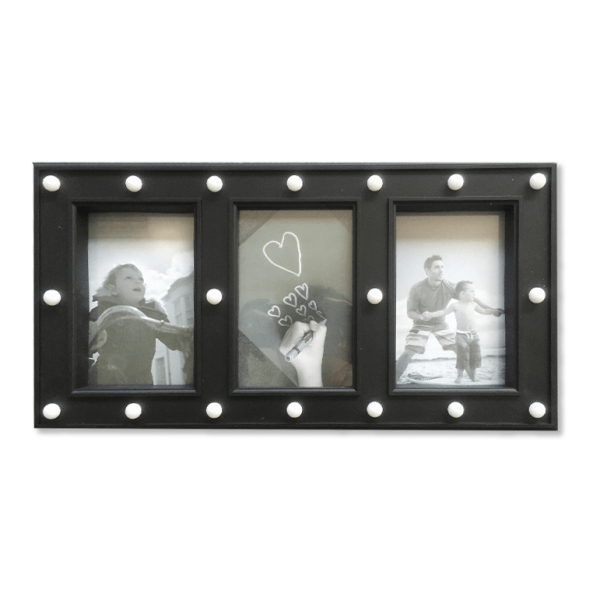 LED 3-Opening Picture Frame