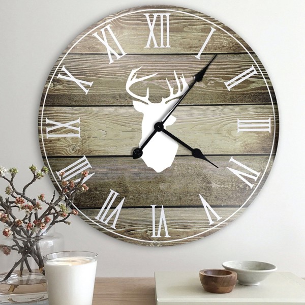 Decorative Wood Clock - Magasins Hart | Hart Stores